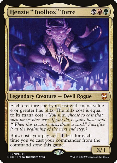 Henzie “Toolbox” Torre Magic card